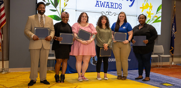 Members of a student organization at the Student Award Ceremony